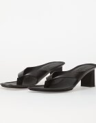 MM6 Maison Margiela MM6 Anatomic Leather Flip Flop Mules Black
