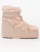 Moon Boot Icon Low Faux Fur Dusty Pink