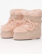 Moon Boot Icon Low Faux Fur Dusty Pink
