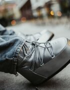 Moon Boot Обувки Icon Low Glance Silver