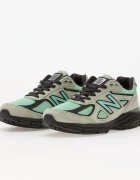 New Balance Сникърси 990 Silver Moss/ Bright Mint/ Black Cement