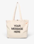 Nike Чанта Heritage "Your Message Here" Tote Bag 22L Oatmeal/ Safety Orange/ Safety Orange