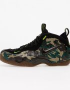 Nike Сникърси Air Foamposite Pro Premium Black/ Black-Voltage Green-Gum Dark Brown