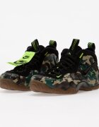 Nike Сникърси Air Foamposite Pro Premium Black/ Black-Voltage Green-Gum Dark Brown