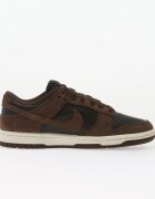 Nike Сникърси Dunk Low Suede Black/ Baroque Brown-Sail-Metallic Silver