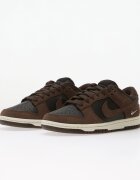 Nike Сникърси Dunk Low Suede Black/ Baroque Brown-Sail-Metallic Silver
