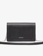 Off-White Чанта Jitney Wallet On Chain Quote Black/ White