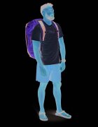 Osprey Чанта Transport Glow Dew/ Torrent Blue