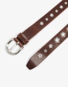 Our Legacy Колан 3.5 Cm Flower Belt Grand Mahogany Glossy Bullhide