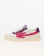 Palm Angels Kids Сникърси Palm Beach University Leather White Fuchsia