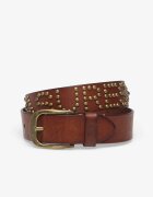 PLEASURES Колан Studded Belt Brown