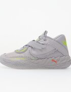 Puma Сникърси MB.05 Metallic Vibrant Silver-Yellow Alert-Glowing Red