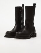 Rick Owens Обувки DRKSHDW Leather Boots - Creeper Gabe Black