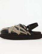 Rick Owens Обувки DRKSHDW Leather Padded Sandals - Padded Megalace Platform Black/ Pearl