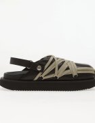 Rick Owens Обувки DRKSHDW Leather Padded Sandals - Padded Megalace Platform Black/ Pearl
