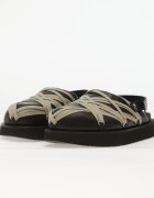 Rick Owens Обувки DRKSHDW Leather Padded Sandals - Padded Megalace Platform Black/ Pearl