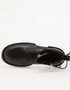 Rick Owens Обувки Leather Boots - Low Army Gabe Black