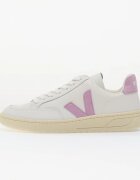 Veja Сникърси W V-12 Leather Extra-White_Orchid