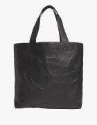 Y-3 Чанта Leather Tote Bag Black