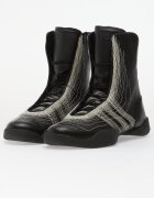Y-3 Сникърси Regu Embroidery Black/ Black/ Aluminum
