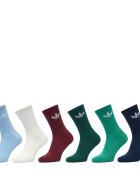 adidas Дълги чорапи Trefoil Cushion Crew Socks 6 Pairs JI9504