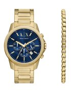 Armani Exchange Часовник Banks AX7151SET