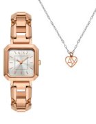 Armani Exchange Часовник Leila AX7167SET