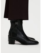 Calvin Klein Боти Block Heel Ank Boot Lth Hdw HW0HW03171