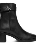 Calvin Klein Боти Block Heel Boot W/ Metal Logo HW0HW02591