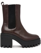 Calvin Klein Боти Chunky Heeled Chelsea Lth YW0YW01547