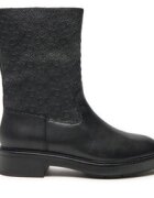 Calvin Klein Боти Flat Ankle Boot Mono Mix HW0HW02195