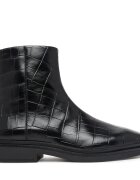Calvin Klein Боти Square Ankle Boot Zip Croc Lth HW0HW03185