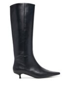 Calvin Klein Ботуши Kitten Heel High Boot Lth HW0HW03167