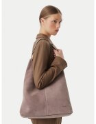 Calvin Klein Дамска чанта Slouchy Suedelarge Shoulder Bag LV04F3690G