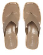 Calvin Klein Джапанки Block Heel Espa 50 Thong Lth HW0HW02902