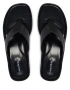 Calvin Klein Джапанки Block Heel Sndl Thong Lth HW0HW02913