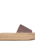 Calvin Klein Еспадрили Flatf Espa Mule Nub Mg HW0HW02890