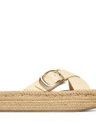 Calvin Klein Еспадрили Flatf Espadrill Cross Lth Hdw HW0HW02892