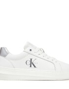 Calvin Klein Jeans Сникърси Chunky Cupsole Lth Silver YW0YW01876