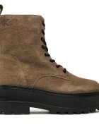 Calvin Klein Jeans Туристически oбувки Flatform Zip Laceup Mg S YW0YW01554
