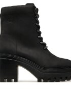 Calvin Klein Jeans Зимни обувки Chunky Heeled Zip Boot Lth YW0YW01548