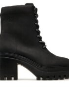 Calvin Klein Jeans Зимни обувки Chunky Heeled Zip Boot Lth YW0YW01548