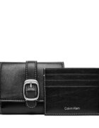 Calvin Klein Портфейл Buckle 2 In 1 Wallet LV04F1168G