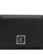 Calvin Klein Портфейл Emblem Hw Pebble Trifold W/Zip LV04F1128G