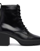Calvin Klein Зимни обувки Block Heel Ank Boot Laceup Lth HW0HW03174