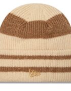 New Era Шапка Stripe Cuff Knit Beanie 60580764 Бежов