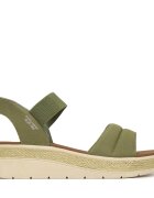 Skechers Сандали BOBS Sun Ray 114413/OLV Зелен