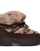 Tommy Hilfiger Апрески Fur Suede Lace-Up Snow Boot FW0FW09545