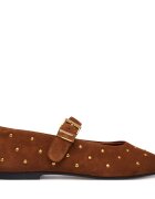 Tommy Hilfiger Балеринки Th Buckle Suede Stud Ballerina FW0FW09666