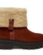Tommy Hilfiger Боти Faux Fur Suede Roll-Down Boot FW0FW08158